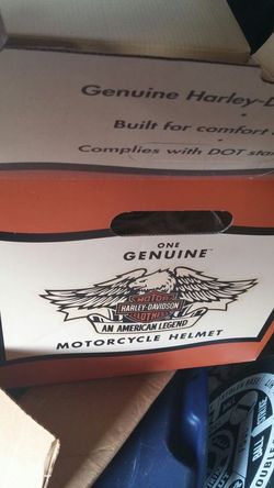 Brand new in box Harley Davidson size small motorcycle helmet with visor