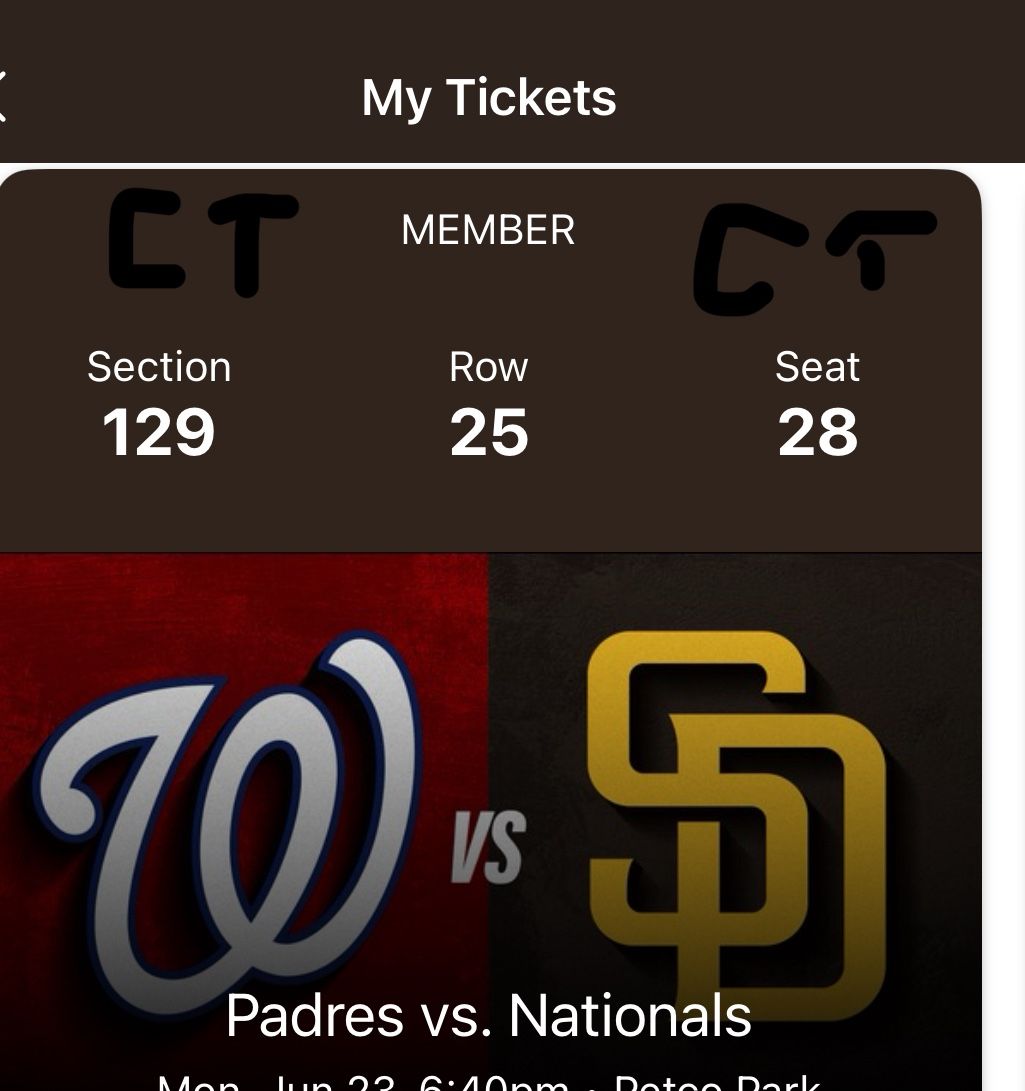 5 Padres Tickets For June 23rd w. Tatis Bat Flip Bobblehead