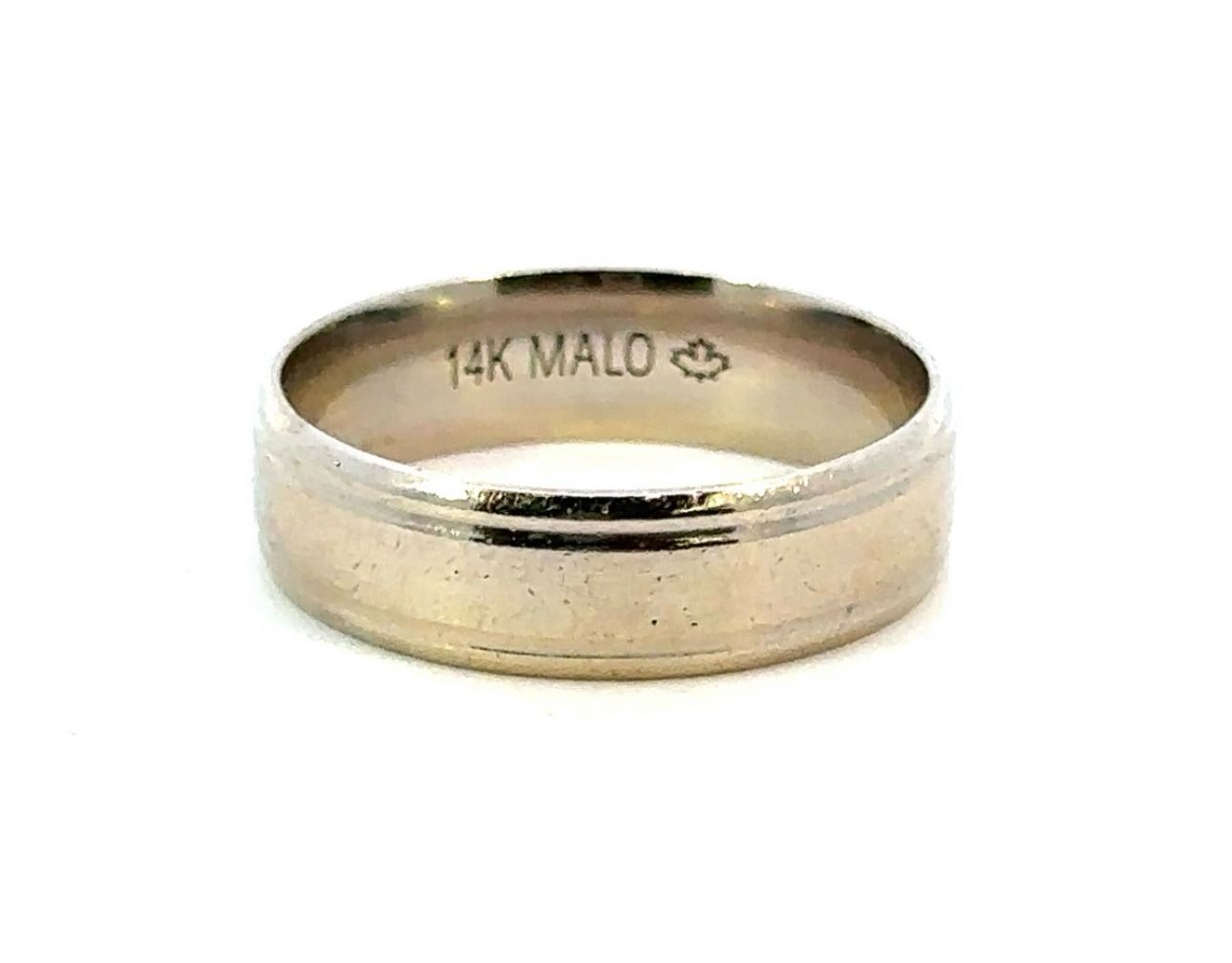 Woman’s Ladies 14k White Gold Wedding Band Ring Size 9 GP3082391
