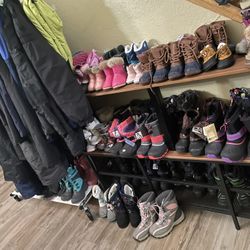 Snow /winter jackets , pants - bib -gloves boots  kids size  start $20 and up