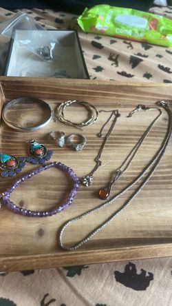 925 Silver jewelry lot
