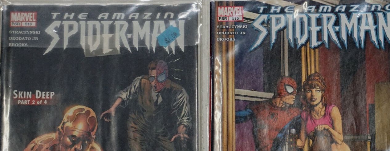 LOT 4 THE AMAZING SPIDER MAN MARVEL COMICS PSR 515; PSR 516; PSR 517; PSR 518 . COLLECTIBLE. VERY GOOD CONDITION