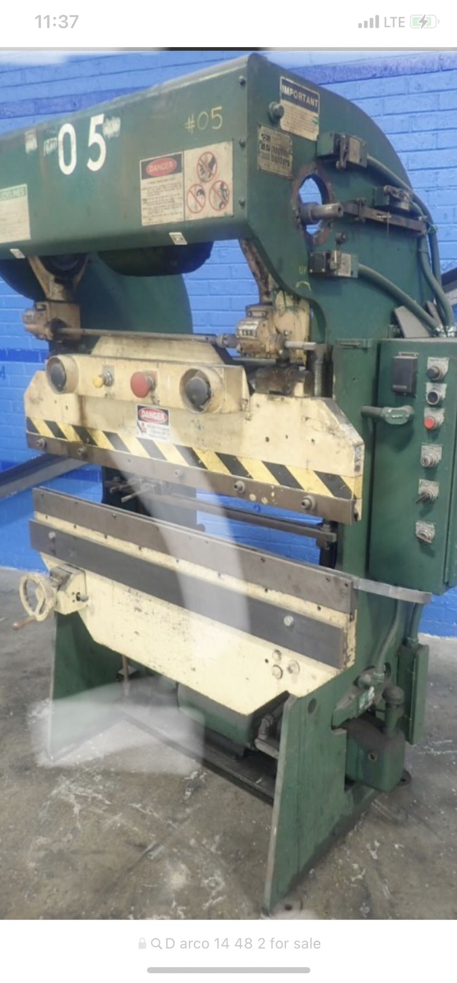 HYDRA POWER PRESS BRAKE MODEL 14-48-2