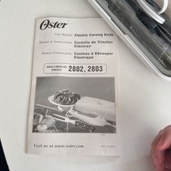 Oster Electric Craving Knife 
