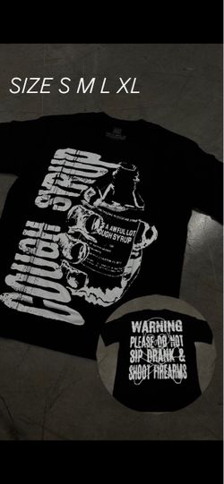 Black Cough Syrup Graphic T-Shirt