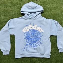 Spider Hoodie Sky Blue 