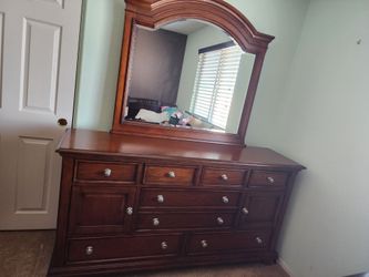 Mirror and Cabinet Set