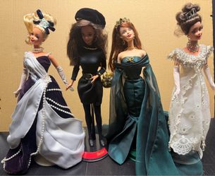 4 Vintage Special Edition Barbie Dolls from 90’s