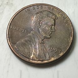 1993 D Penny