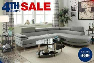 grey curved sectional faux leather 120x69 gray sofa