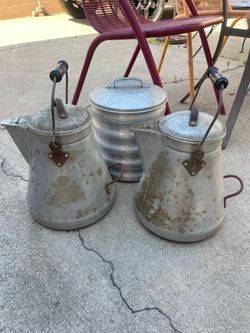 Wear ever&Regal Ware vintage camping equipment