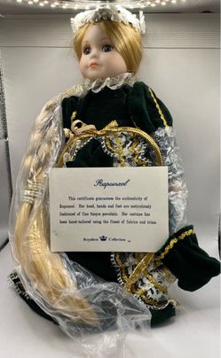 A porcelain Rapunzel doll from the Royalton Collection