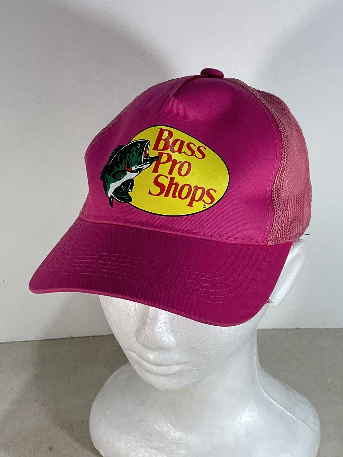 Bass Pro Shops Pescado TQM Pink Trucker Mesh Cap Snapback Hat