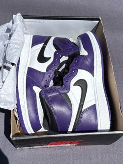 Jordan Retro 1 purple court sz 6.5y