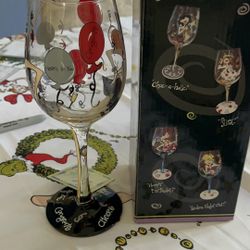 Birthday wine glasses( Great 4 Gifts )