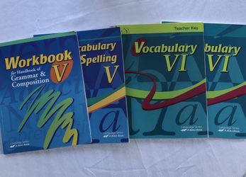 Vocabulary , Grammar, Composition work books $30.