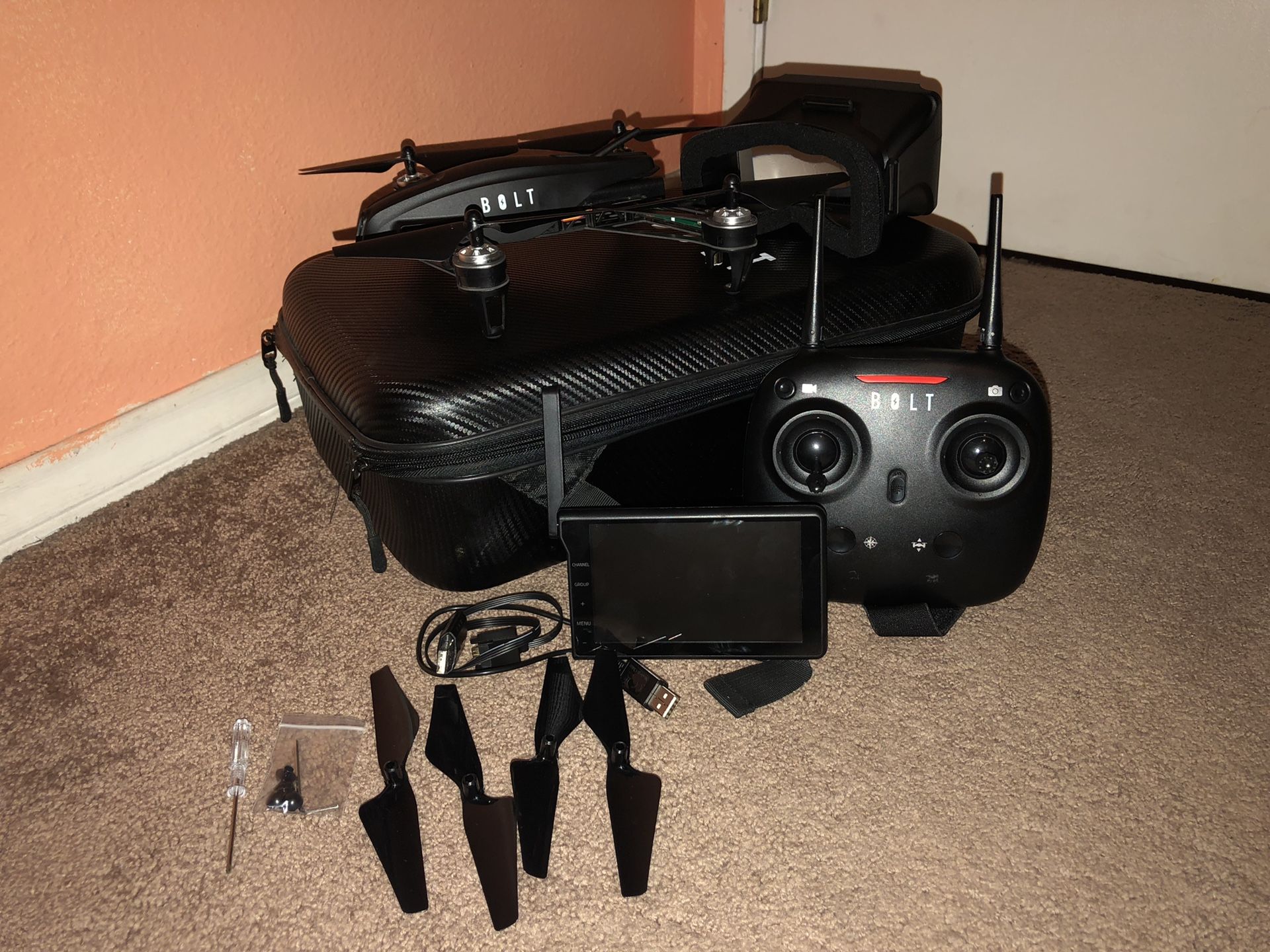 Bolt Drone Racing FPV with Backpack case