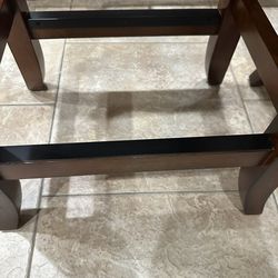 Faux Leather Nailhead Trim Counter Stools