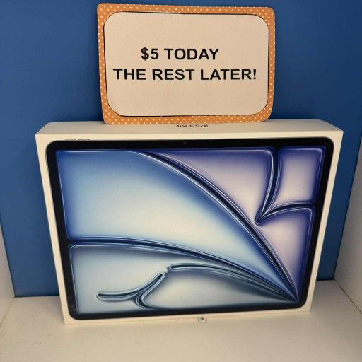 Apple iPad Air 13" M2 Brand New - Pay $5 and the rest later