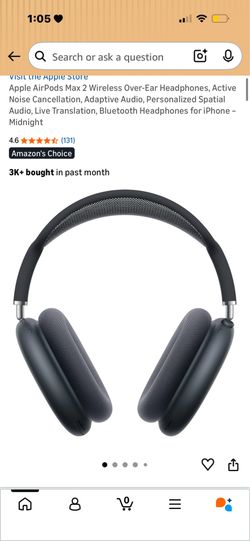NEW Apple AirPod Max 2 - Black