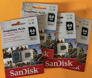 SanDisk Ultra Plus MicroSDXC UHS-1 Card With Adapter, 64GB