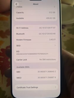 iPHONE 15 PRO MAX 512 GB