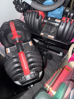 Bowflex adjustable dumbbells