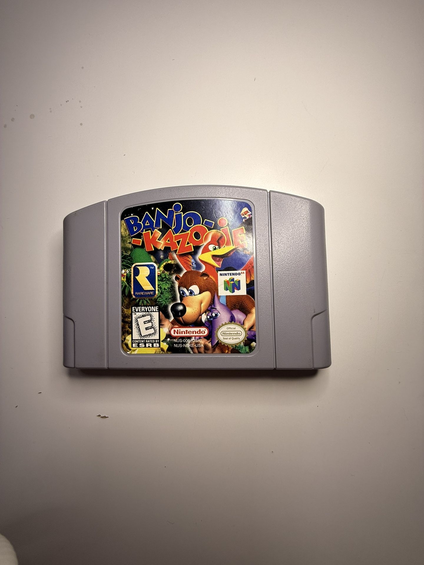 Banjo-Kazooie (Nintendo 64, 1998) - Authentic N64 Cartridge Only