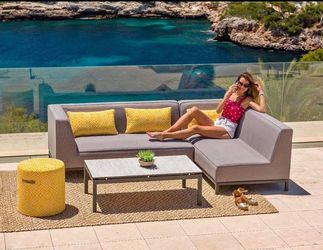 BRAND NEW 4-Person Aluminum Outdoor Sectional - Patio Sofa Set