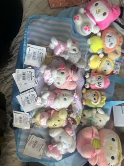 Sanrio keychains plushies