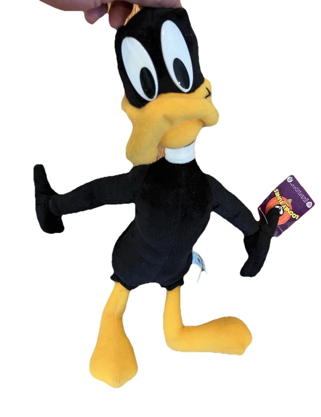 Daffy Duck Plush Looney Tunes Stuffed Toy Nanco Vintage New Y2K Tags Warner Bro