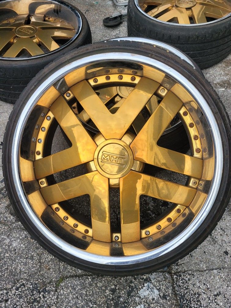 22" MHT Rims 3 part