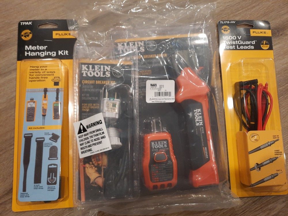 Circuit breaker kit, Meter Hanging Kit, 1500V TestLeads $160 Value!