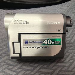 Sony Handycam mini DV camcorder DCR-HC38 40x optical zoom