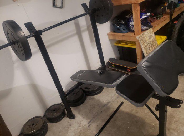 Bench Press With Weights And Bar