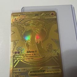 Mega golden charizard