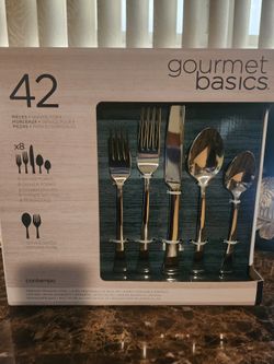 Gourmet Basics 42pc Flatware 