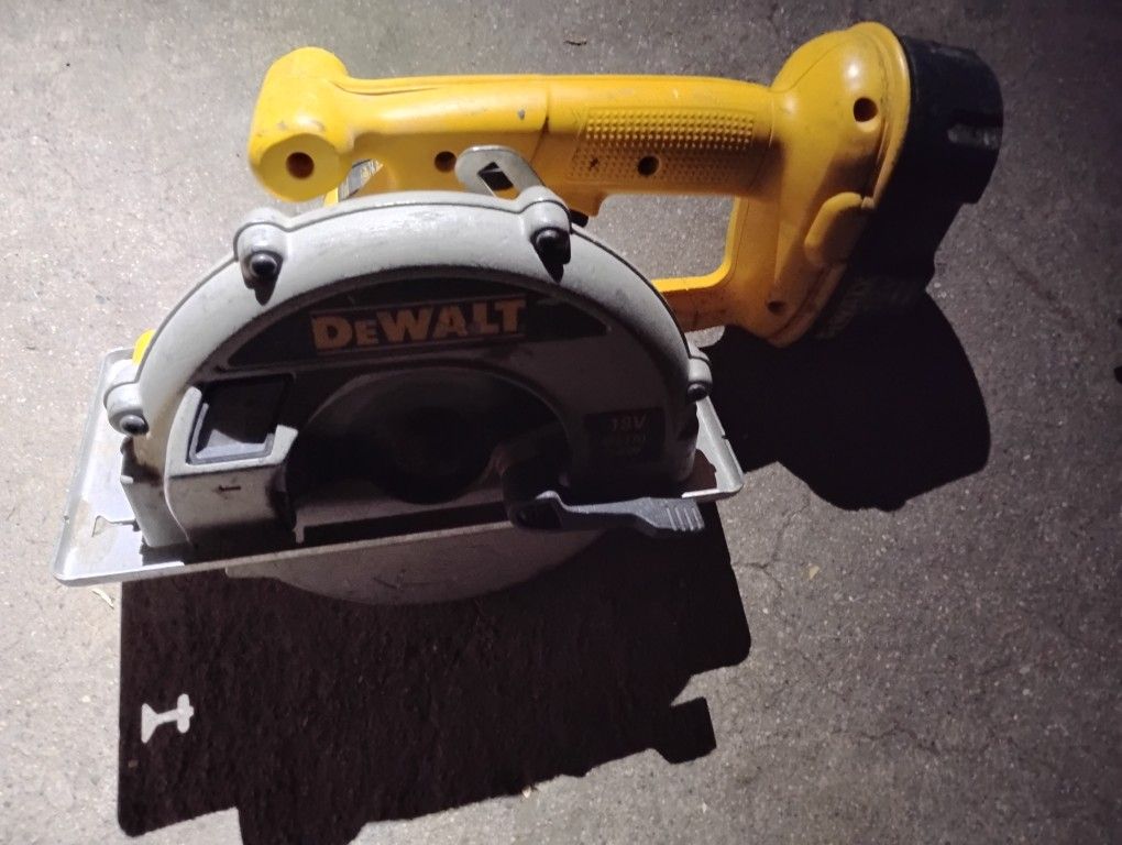 DeWalt Circular Saw And Angle Drill