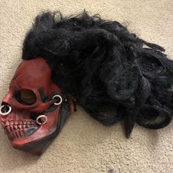 vintage 2004 "Red Skull Zombie" latex mask