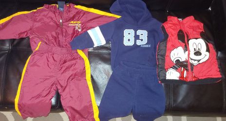 for sale lot of 5 pieces of clothing for a 12-month-old boy this cold season clean in good condition no pets no smoke