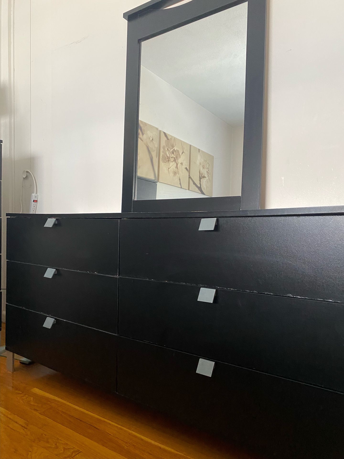  6 Drawer Dresser with Mirror 