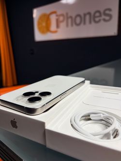 White iPhone 15 pro (not pro max) 1 Terabyte unlocked for any carrier battery health 84% iPhone is in brand new condition. Zero scratches zero dents. 