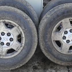 17 INCH SILVERADO WHEELS