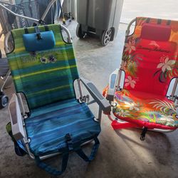 2 Beach Chairs and Beach Buggy