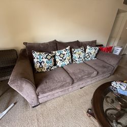Brown Living Room Sofa 