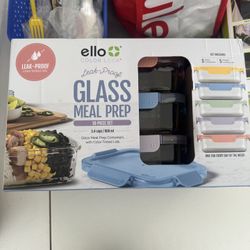 Glass Containers 10 Piece NEW
