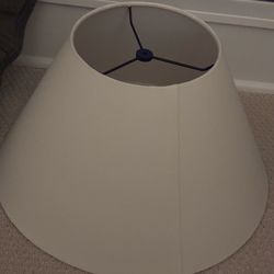 white lamp shade