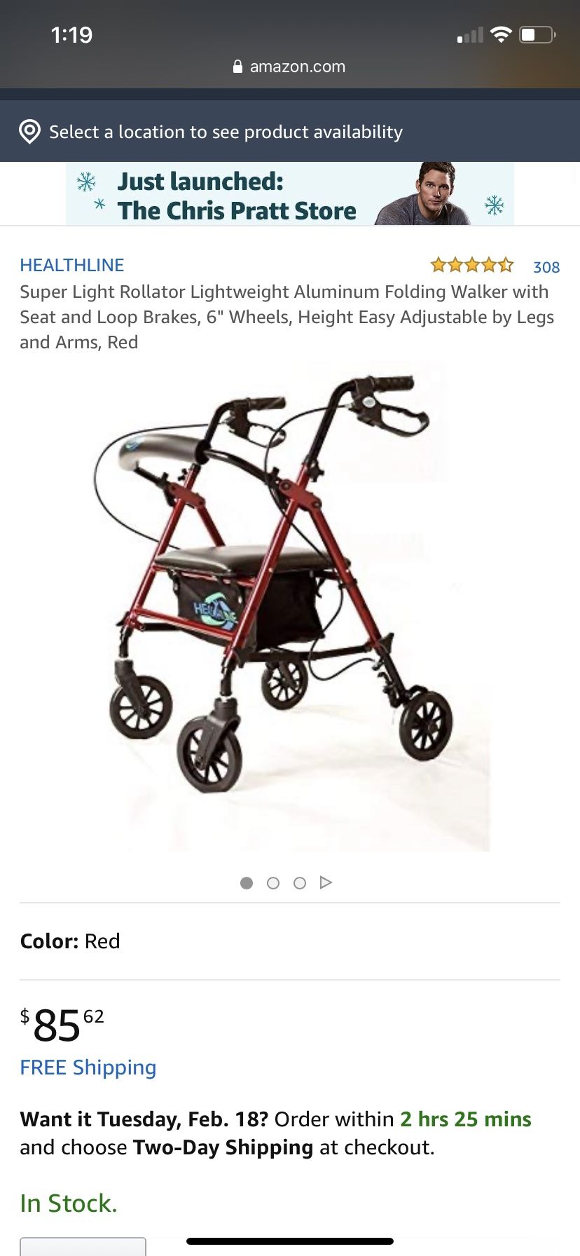 Super Light Rollator Lightweight