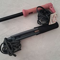 Remington flat iron & Enzo Milano curling iron set