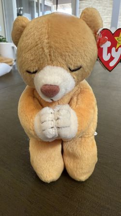 TY BEANIE BABY 4213 PRAYING BEAR “HOPE” WITH ERRORS 